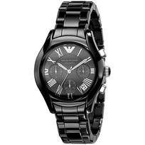 Emporio Armani AR1401 Chronograph Ceramica Juodas Vyriškas Laikrodis 38mm juoda