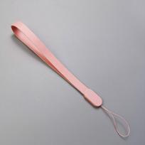 PU Leather Simple Leather Short Wrist Strap Anti Lose Short Phone Anti Lose Strap  Bag Accessories rožinė