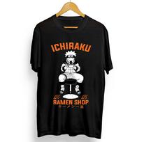 Ichiraku Ramen Shop anime manga naruto cosplay new unisex t shirt S to 5XL XL black