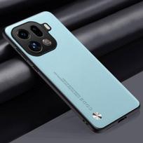 Prabangus PU odos dėklas, skirtas OPPO Find X9 Pro, galinis dangtelis, silikoninis, atsparus smūgiams, pilnos apsaugos telefono dėklas, skirtas OPPO FindX9 Pro 5G For Find X9 dangaus mėlyna spalva