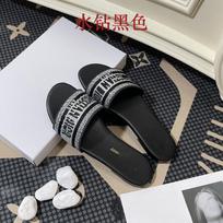 20 spring rhinestone embroidery with slippers women wear beach shoes sheepskin flat sandals 35