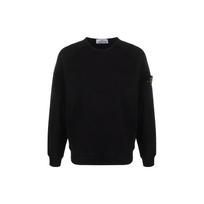 Stone Island Ss22 Logo Pullover Long Sleeve Sweatshirt Men sweatshirt Black 761566360-V0029 M
