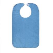 Washable Adult Bibs Adjustable Saliva Towel Rice Pocket Bib  Feeding Nursing L mėlyna