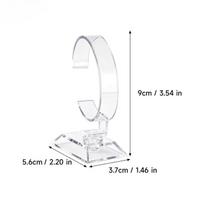 1/10pcs  Acrylic Watch Display Holder Lightweight C-Shaped Watch Stand Upscale Watch Organizer 1PC