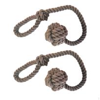 2Pcs Curtain Tiebacks Drape Tie Backs Home Decor Drapery Holdbacks Rope Ties