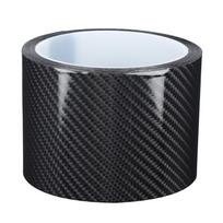 Juoda anglies pluošto apsauginė plėvelė automobilio durų krašto apsauga nuo įbrėžimų lipdukas(7cm x 3 metrai ) gray
