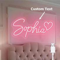 Happy Birthday Neon Lights 10inch/25cm Up to 3 Letters