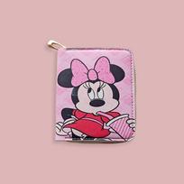 Short zipper small wallet New mini cartoon animation wallet Student card bag Change bag 2-in-1 11*8.5*2cm