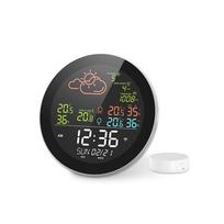 WIFI Wireless Weather Station Digital Home Forecast Temperature Indoor Outdoor Thermometer App Remote Control Humidity Record gray