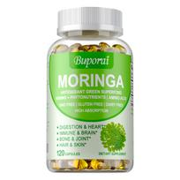 Moringos kapsulės 1000 mg - Kaulų ir sąnarių stiprinimas, Virškinimo ir širdies sveikatos palaikymas 120