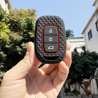 LYRH4 Soft Silicone Keychain Accessories For Renault TWingo 3 Clio V Dacia Logan 2021 Sandero Sandero Stepway Protect Key Case Holder