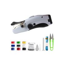 Handheld Electric Sewing Machine Portable Double Needle Mini Stitching Device with Accessories for Home Use and Fabric Repair One Size
