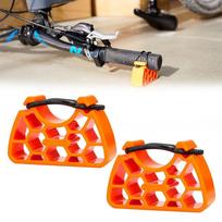 Bicycle Handlebar Clip-On Stabilizer Cycling Accessory Bike Handlebar Bracket Multifunctional MTB Maintenance Handlebar Stand black