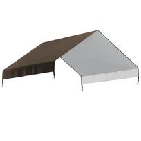 210D Oksfordo audinio Vištidės Stogo Dangalas Vandeniui Atsparus Apsauga Nuo Saulės UV Apsauga Lauko Vištų Narvo Dangalas Universalus Dangalo Audinys (as the picture,110x145CM) gray