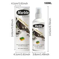 100ml Akmens valiklis Poliruoja Giliai dėmes šalinantis Granito, Marmuro, Kvarco, Arduolyno Grindims Marmuro Blizgesio Atstatytojas Dėmių Šalinimo Priemonė 1pcs white