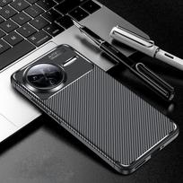 For Poco F7 Ultra Case Cover Poco F7 Ultra Coque Fundas Luxury Business Soft Carbon Fiber Protective Phone Case Poco F7 Ultra For Poco F7 Ultra juoda