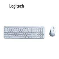 Logitech MK950 Premium Wireless Bluetooth Keyboard Mouse Combo balta
