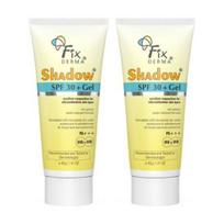 Fixderma Shadow Kremas nuo saulės SPF 30+ Gelis PA+++ | Kremas nuo saulės kūnui ir veidui | UVA ir UVB apsauga | Kremas nuo saulės moterims ir vyrams - 75g (Pakuotėje 2 vnt)