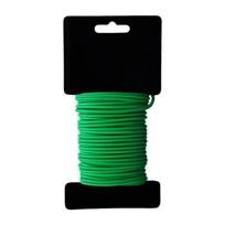 Daugkartinio naudojimo lankstus minkštas apvalus sodo rišimo laidas augalų atramai, gėlių rišimui, patvarus, atsparus UV spinduliams 3,5 mm x 10 m black
