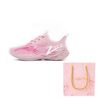 Li Ning Light Breeze Low top Casual Physical Fitness Test Physical Exam Running Shoes Women's Pink ARSV108-3(1) 35