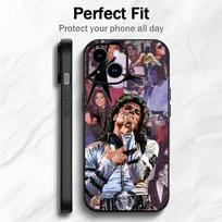 Populiarus Gražus Dainininkas M-Michael Jackson Telefonų Dėklas Telefonų Dėklas Madingas Minkšta Pakuotė Lengvas Skirtas iPhone17 16 15 14 ProMax iphone12pro gray