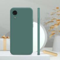 Samsung A03 Core dėklas Samsung Galaxy A03S dėklui Matinis minkšto silikono smūgiams atsparus dangtelis GalaxyA03 kvadratinis telefono dėklas Fundas Samsung A03 gray