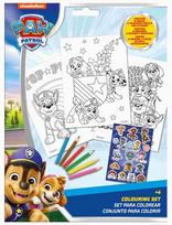 Paw Patrol Spalvinimo Rinkinys su Lipdukais Vaikams