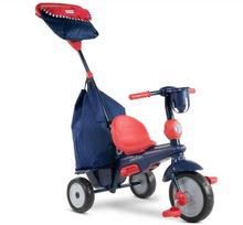 Daugiafunkcis stumiamas triratukas SmarTrike Swirl 4-in-1, mėlynas/raudonas