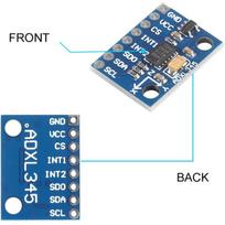 3 ašių pagreičio jutiklis Gy-291 Adxl345 su laidais Arduino