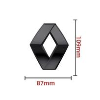 ESIF6 ABS For Renault Megane 2 3 Clio Duster Captur Logan Koleos Auto Accessories Car Front Hood Emblem Sticker Rear Trunk Badge Decal