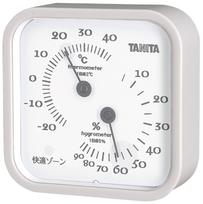 Tanita GY Analog Temperature and Humidity Meter or Desktop Gray Magnetic Easily understand your indoor environment at a TT-557 - Wall-mountable - - -