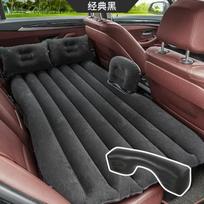 Automobilis Kelioninė lova Automobilių oru pripučiamas čiužinys Kempingas sofa Galinės sėdynės atramos pagalvėlė Miegamoji pagalvė Universali pripučiama kušetė juoda