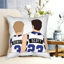 Scott Brothers Graphic One Tree Hill Square Pillowcase Polyester Creative Decor Throw Pillow Case Sofa Seater Cushion Case 30x30cm