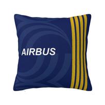 Airbus naikintuvo piloto pagalvės užvalkalas Aviacija Lėktuvas Aksominės Modernios pagalvės Namų dekoravimas 30x30cm 12x12in black