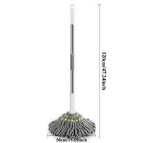 Hands Free Rotating Mop Self Wringing Twist Mop Super Absorbent Microfiber Floor Cleaning Mop for Home Household Cleaning 1 set mop