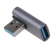 Right Angle USB to USB Adapter 90 Degree USB to USB 3.0 Converter Connector for Laptop 10Gbps Data Sync 1