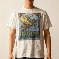 Ween grupė 90-ųjų Retro stiliaus Unisex trumpomis rankovėmis marškinėliai Klasikinis tee L gray