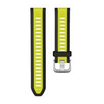 20mm Two-Tone Quick Release Silicone Strap for Garmin Forerunner 70 170 245 255 265 Venu 4 3 Vivoactive 5 Sport Replacement Band 20mm Universal