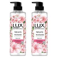 LUX Botanical Cherry Blossom & Niacinamide Shower Gel Twin Pack