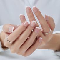 Dashing Diva Magic Press Essential French (Regular Round) Nail Tips