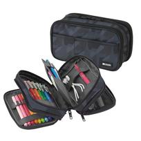LIHIT LAB Pen Book Black Overseas Model Case, Type, Triple, Camouflage, A7556-134