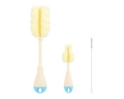 Buteliukų valymo rinkinys KikkaBoo Blue, 3 dalių