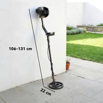 Metalo detektorius 106-131x22x30 cm Juodas Aliuminis
