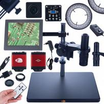 Mikroskopo rinkinys Rosfix Earth Pro MCEP-0.5X – Didinimas 7–45x, 56 LED apšvietimas, HDMI+USB kamera