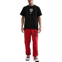 Nike FW25 Anglijos komandos Premium vartininko megztinis Laisvo kirpimo futbolo trumpomis rankovėmis marškinėliai Vyriški viršutiniai drabužiai IO4576-010 XL black