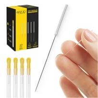 Akupunktūros adatos su kreiptuvu 4FIZJO, 100 vnt., 0,3 x 40 mm, sterilios