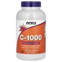 NOW Foods, C-1000, Contains 100 mg of bioflavonoids, 250 vegetable capsules