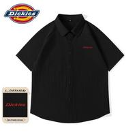 Dickies vyriški amerikietiški darbo drabužių trumparankoviai marškiniai L juoda