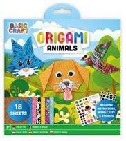 Origami rinkinys su lipdukais ir popieriumi - Gėlės