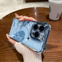Case For infinix Note 60 50X 50 Pro 50S 30 40 Plus Hot 70 60 60i 30i 40i Play Airplane Route Love Heart Couple Soft Cover infinix hot 60 5G gray